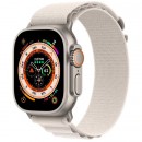 Apple Watch Ultra 49mm Titanium Case with Starligt Alpine Loop